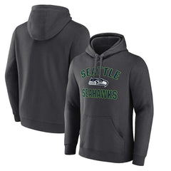 Seattle Seahawks Victory Arch Fitted Pullover Hoodie | NFL Sale