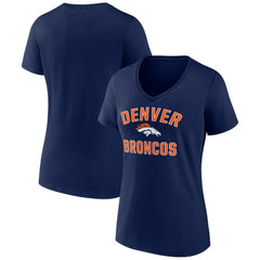 Denver Broncos Women's Victory Arch Team V-Neck T-Shirt | NFL On sale