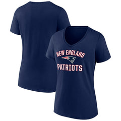 New England Patriots Women's Victory Arch Team V-Neck T-Shirt | NFL Online