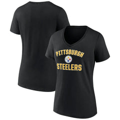 Pittsburgh Steelers Women's Victory Arch Team V-Neck T-Shirt | NFL On sale