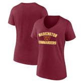 Washington Commanders Women's Victory Arch Team V-Neck T-Shirt | NFL On sale