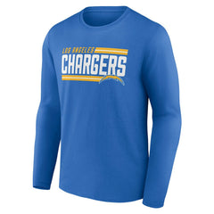 Los Angeles Chargers On Side Stripe Team Long Sleeve T-Shirt | NFL New