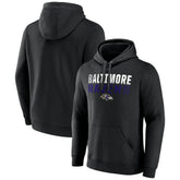 Baltimore Ravens Team Fade Out Fitted Pullover Hoodie | NFL US