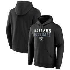 Las Vegas Raiders Team Fade Out Fitted Pullover Hoodie | NFL Outlet