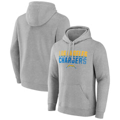 Los Angeles Chargers Team Fade Out Fitted Pullover Hoodie | NFL Sale
