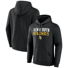 Minnesota Vikings Team Fade Out Fitted Pullover Hoodie | NFL Discount