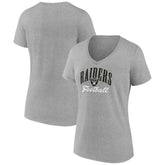 Las Vegas Raiders Women's Victory Script V-Neck T-Shirt | NFL Sale