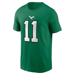Philadelphia Eagles A.J. Brown Alternate Player Name & Number T-Shirt | NFL New
