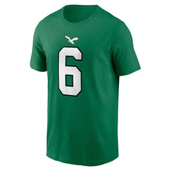 Philadelphia Eagles DeVonta Smith Alternate Player Name & Number T-Shirt | NFL On sale