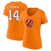 Tampa Bay Buccaneers Chris Godwin Women's Throwback Player Icon Name & Number T-Shirt | NFL Near me