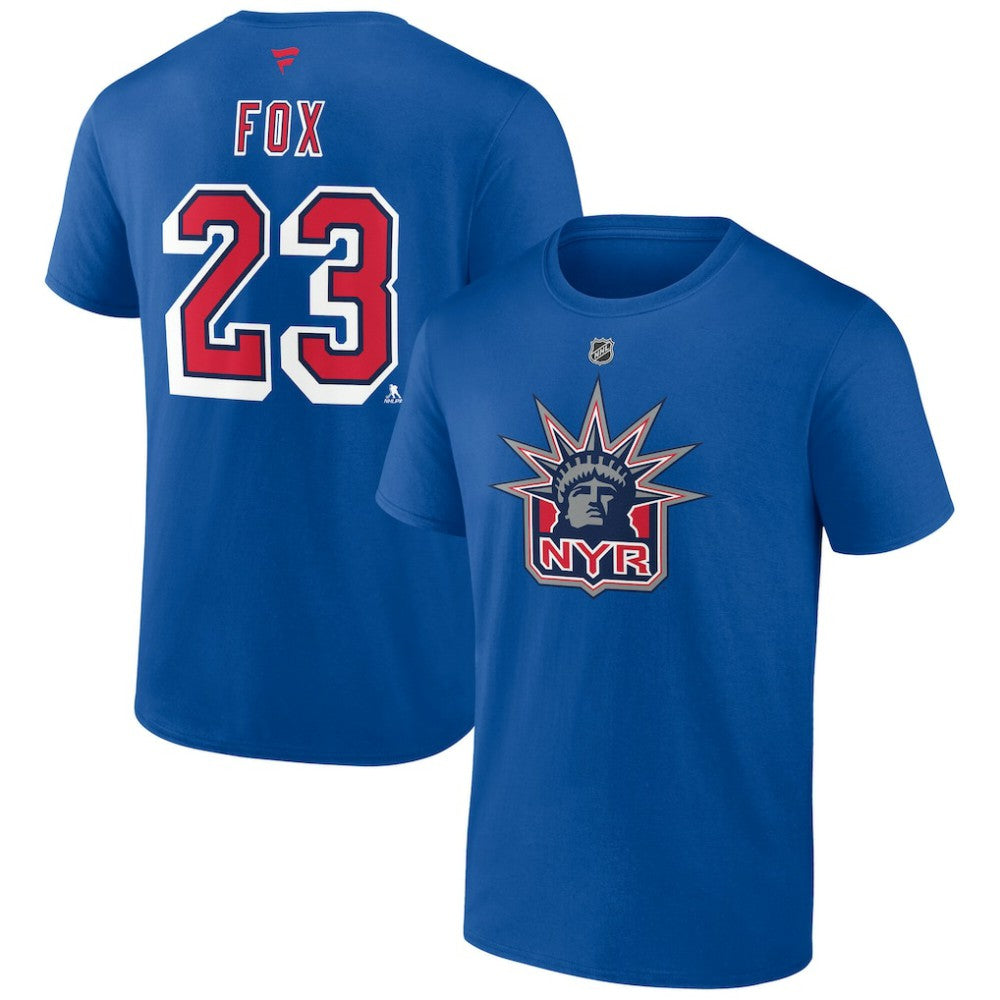 Adam Fox New York Rangers Fanatics Special Edition 2.0 Name & Number T-Shirt - NHL T-shirts