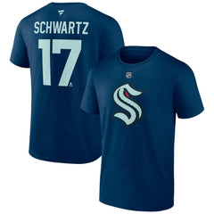 Jaden Schwartz Seattle Kraken Fanatics Special Edition 2.0 Name & Number T-Shirt - NHL T-shirts
