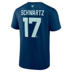 Jaden Schwartz Seattle Kraken Fanatics Special Edition 2.0 Name & Number T-Shirt - NHL T-shirts