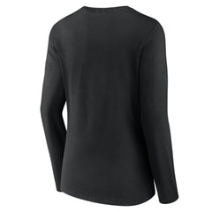 Miami Marlins Women's Victory Script Long Sleeve V-Neck T-Shirt - MLB T-shirts