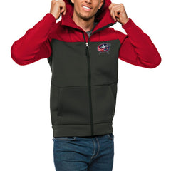 Columbus Blue Jackets Antigua Protect Full-Zip Hoodie - NHL Hoodies