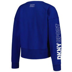 Kansas City Royals DKNY Sport Women's Lily V-Neck Pullover Sweatshirt - MLB Pullover