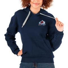 Colorado Avalanche Antigua Women's Victory Pullover Hoodie - NHL Hoodies