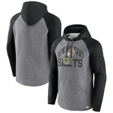 New Orleans Saints Favorite Arch Raglan Pullover Hoodie | NFL On sale