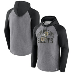 New Orleans Saints Favorite Arch Raglan Pullover Hoodie | NFL On sale
