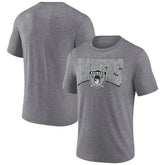 Las Vegas Raiders Warped Block Tri-Blend T-Shirt | NFL Discount