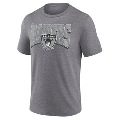 Las Vegas Raiders Warped Block Tri-Blend T-Shirt | NFL Discount