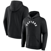 Black Toronto Raptors Wordmark Team Logo Pullover Hoodie | NBA