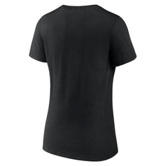 Black Boston Celtics Women's Wordmark V-Neck T-Shirt | NBA