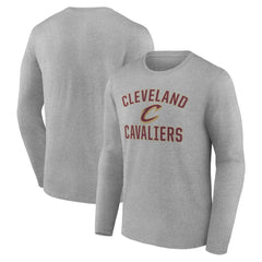 Gray Cleveland Cavaliers Victory Arch Team Long Sleeve T-Shirt sale | NBA
