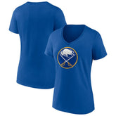 Buffalo Sabres Women's Team Logo V-Neck T-Shirt - NHL T-shirts