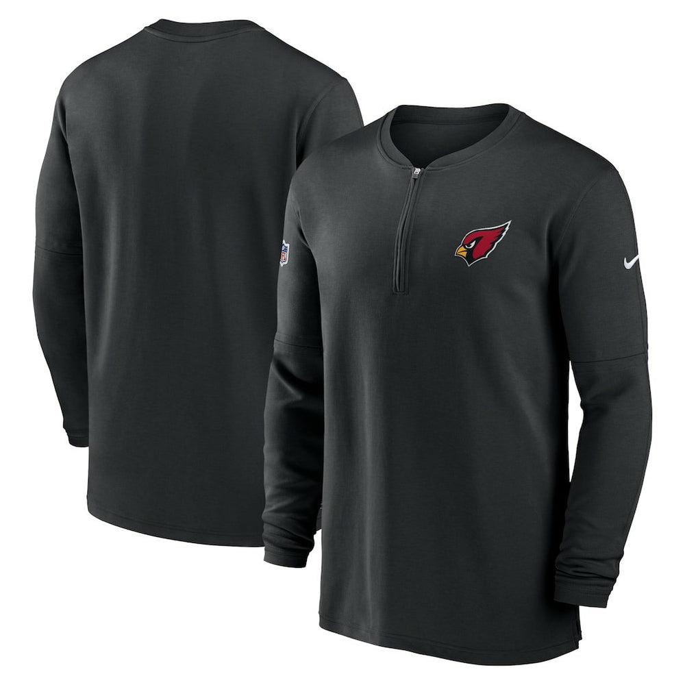 Arizona Cardinals 2023 Sideline Performance Long Sleeve Tri-Blend Quarter-Zip Top | NFL Hot
