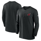 Arizona Cardinals 2023 Sideline Performance Long Sleeve Tri-Blend Quarter-Zip Top | NFL Hot