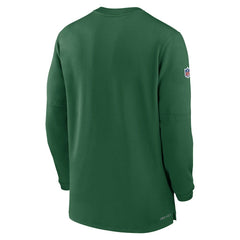 New York Jets 2023 Sideline Performance Long Sleeve Tri-Blend Quarter-Zip Top | NFL New