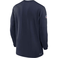 Tennessee Titans 2023 Sideline Performance Long Sleeve Tri-Blend Quarter-Zip Top | NFL Outlet