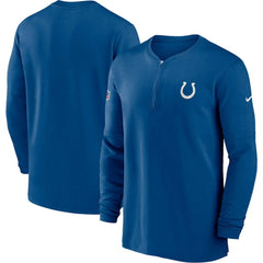 Indianapolis Colts 2023 Sideline Performance Long Sleeve Tri-Blend Quarter-Zip Top | NFL Online