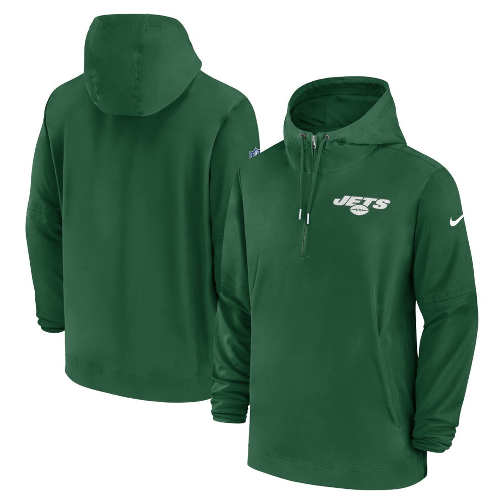 New York Jets Sideline Half-Zip Hoodie | NFL Online