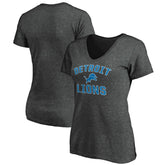 Detroit Lions Women's Victory Arch Team V-Neck T-Shirt | NFL Outlet