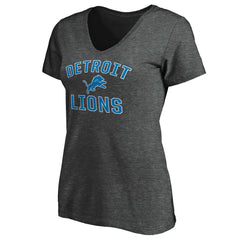 Detroit Lions Women's Victory Arch Team V-Neck T-Shirt | NFL Outlet