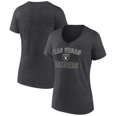 Las Vegas Raiders Women's Victory Arch Team V-Neck T-Shirt | NFL Hot