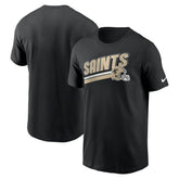 New Orleans Saints Essential Blitz Lockup T-Shirt | NFL Discount