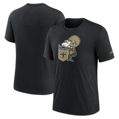 New Orleans Saints Rewind Logo Tri-Blend T-Shirt | NFL Outlet