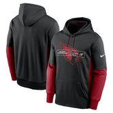 Arizona Cardinals Color Block Fleece Performance Pullover Hoodie | NFL Discount