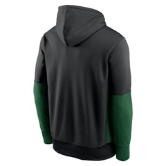 New York Jets Color Block Fleece Performance Pullover Hoodie | NFL Near me