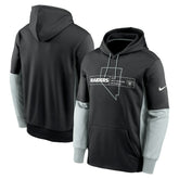 Las Vegas Raiders Color Block Fleece Performance Pullover Hoodie | NFL Sale