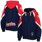 Cleveland Guardians Starter Women's Hail Mary Full-Zip Hoodie - MLB Hoodies