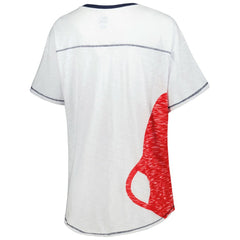 Boston Red Sox Starter Women's Perfect Game V-Neck T-Shirt - MLB T-shirts