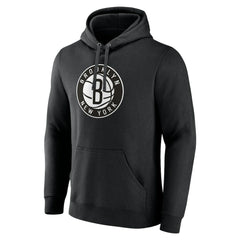 Black Brooklyn Nets Alternate Logo Pullover Hoodie | NBA