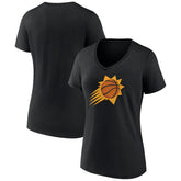 Black Phoenix Suns Women's Alternate Logo V-Neck T-Shirt | NBA