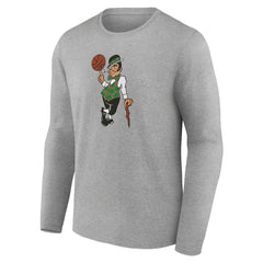 Gray Boston Celtics Alternate Logo Long Sleeve T-Shirt | NBA