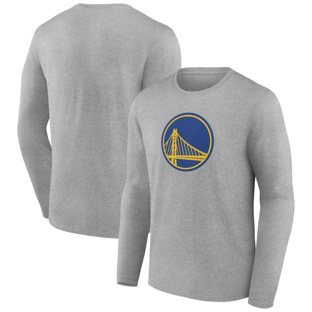 Gray Golden State Warriors Alternate Logo Long Sleeve T-Shirt sale | NBA