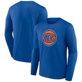 Royal New York Knicks Alternate Logo Long Sleeve T-Shirt | NBA